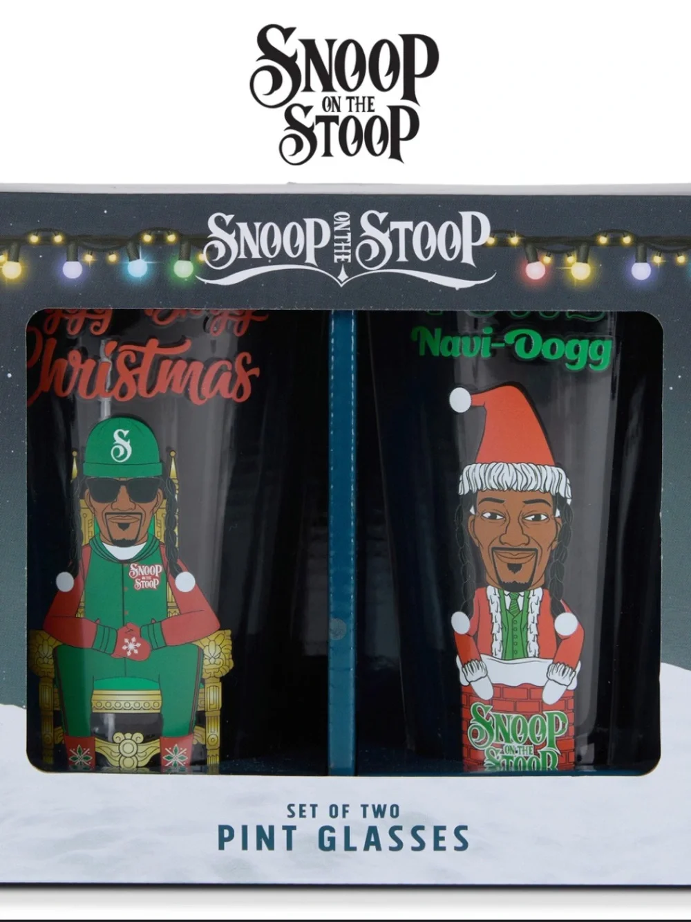Snoop On The Stoop Pint Glasses
